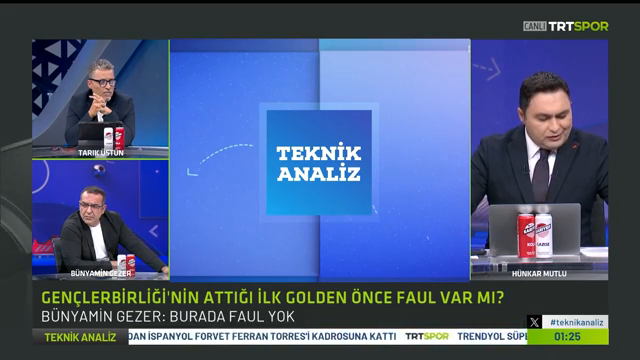 Yayın bandı: GENCLERBİRLİĞİ'NİN ATTIĞI İLK GOLDEN ÖNCE FAUL VAR MI?