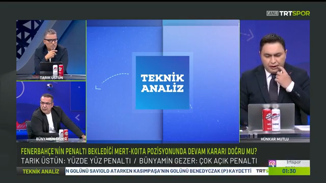 Yayın bandı: FENERBAHCE'NİN PENALTI BEKLEDİĞİ MERT-KOITA POZİSYONUNDA DEVAM KARARI DOĞRU MU?