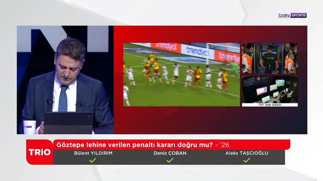 Yayın bandı: Göztepe lehine verilen penaltı kararı doğru mu? - '26
