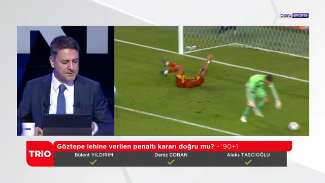 Yayın bandı: Göztepe lehine verilen penaltı kararı doğru mu?