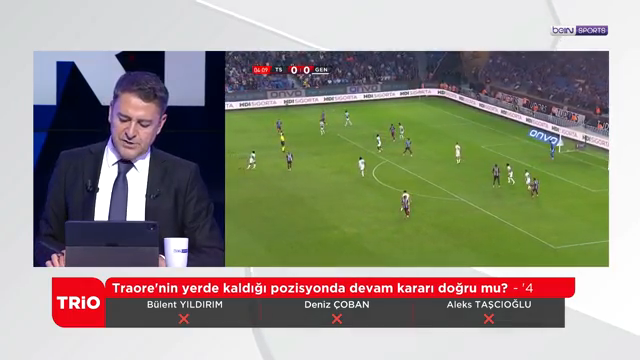 Yayın bandı: Traore'nin yerde kaldığı pozisyonda devam kararı doğru mu? - '4