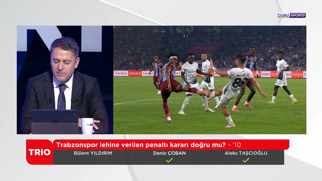 Yayın bandı: Trabzonspor lehine verilen penaltı kararı doğru mu?
