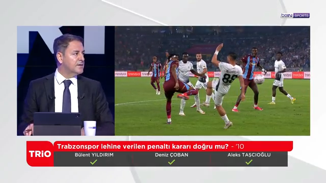 Yayın bandı: Trabzonspor lehine verilen penaltı kararı doğru mu? - '10