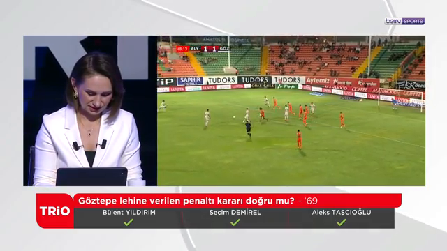 Yayın bandı: Göztepe lehine verilen penaltı kararı doğru mu? - '69