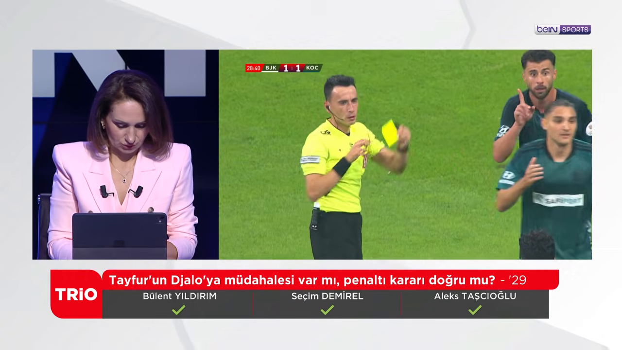 Yayın bandı: Tayfur'un Djalo'ya müdahalesi var mı, penaltı kararı doğru mu? - '29