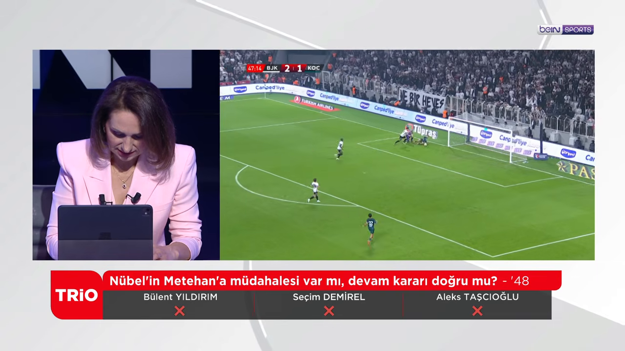 Yayın bandı: Nübel'in Metehan'a müdahalesi var mı, devam kararı doğru mu? - '48